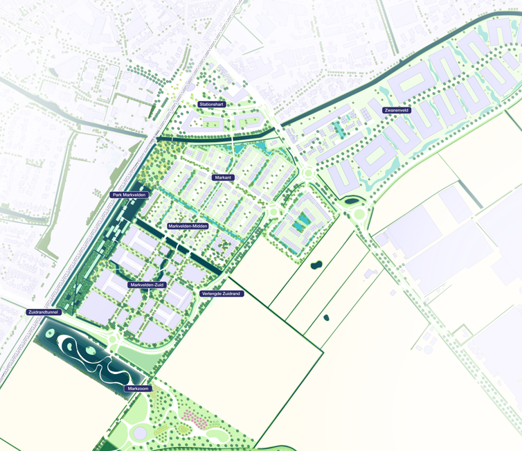 Zevenbergen Oost kaart