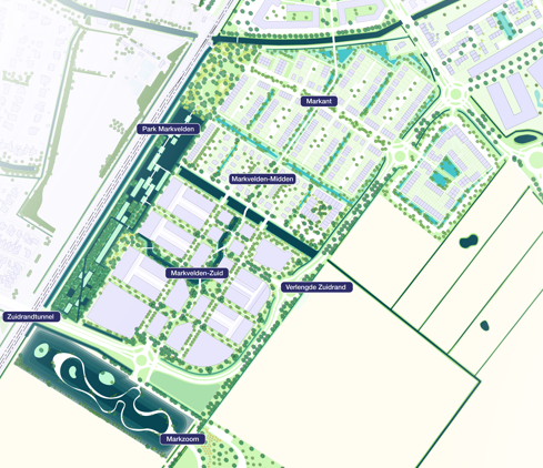 Zevenbergen Oost kaart