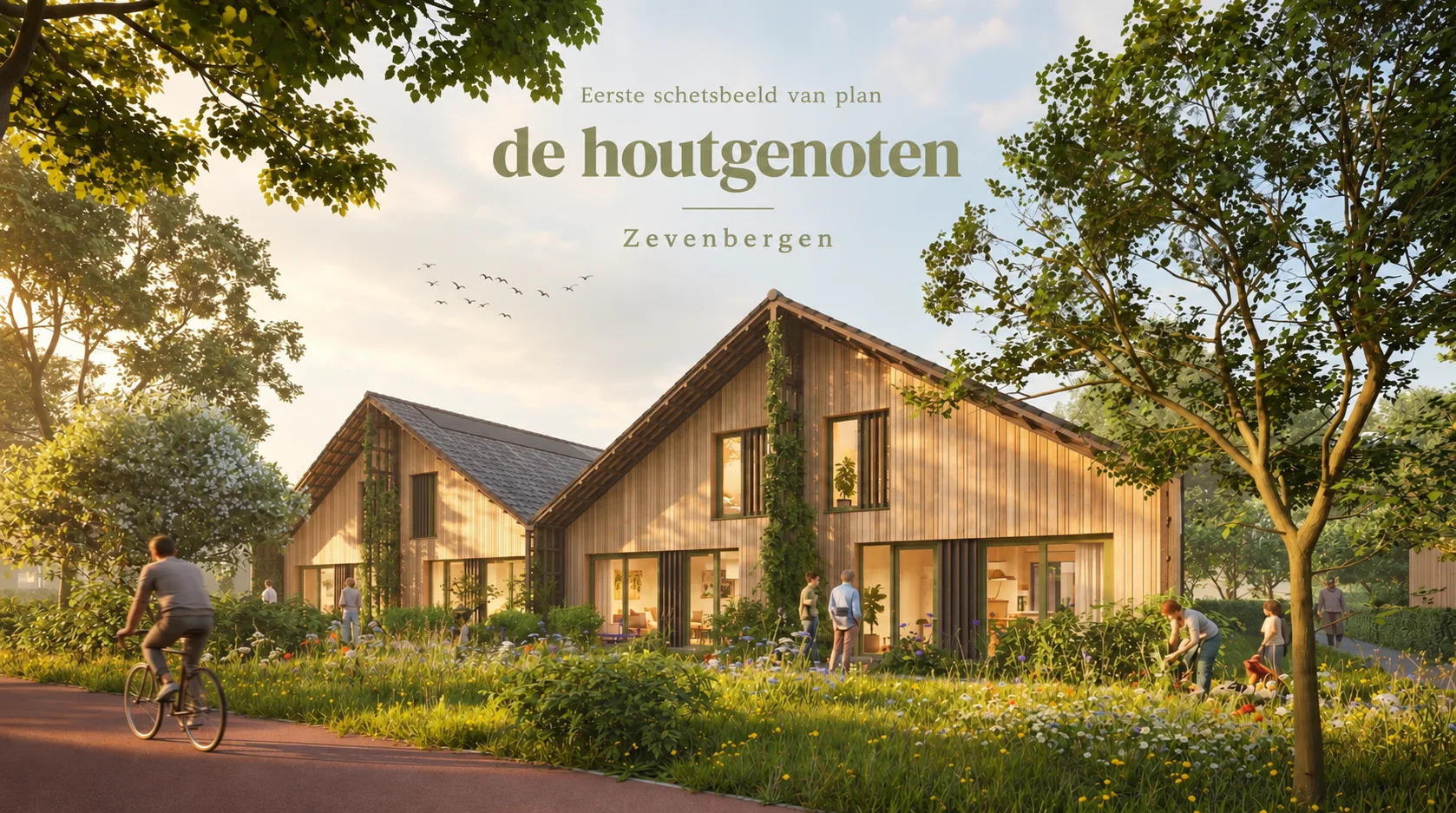 De houtgenoten schetsbeeld persbericht